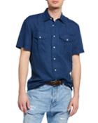 Men's Short-sleeve Linen