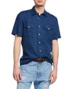 Men's Short-sleeve Linen