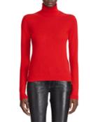 Cashmere Jersey Turtleneck