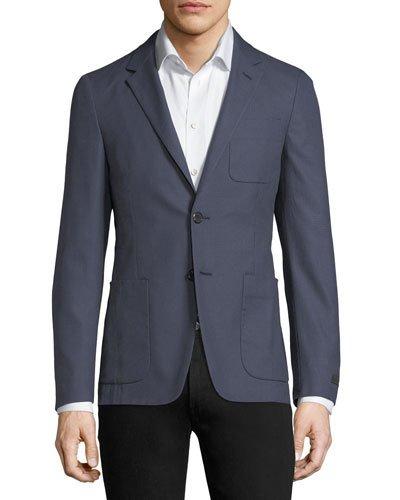 Dot-print Wool Blazer