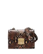 Etienne Python-print Leather