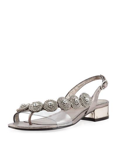 Daisy Embellished Flat