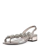 Daisy Embellished Flat