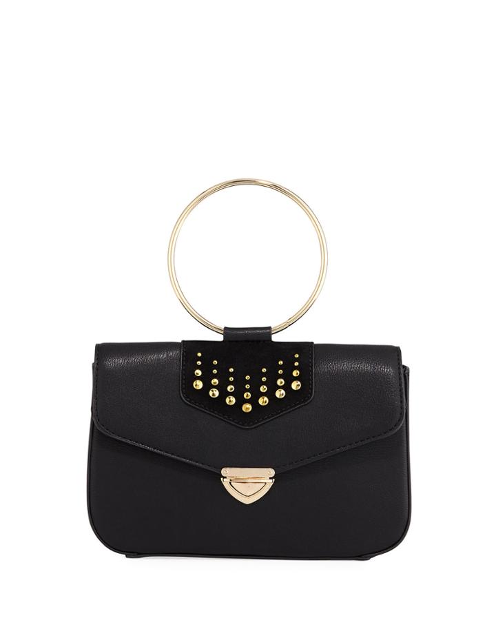 Nora Ring-handle Flap Bag With Crossbody