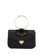 Nora Ring-handle Flap Bag With Crossbody