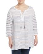 Ahoy Striped Knit Top,