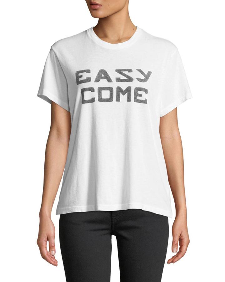 Easy Girlfriend Graphic Crewneck Tee