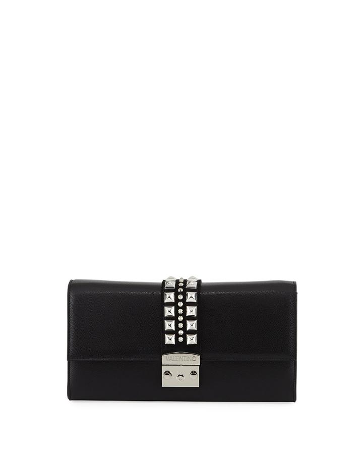 Cocotte Palmellato Leather Clutch/crossbody Bag - Silvertone Hardware