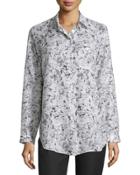 Babette Long-sleeve Floral-print Blouse