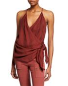 Terika Sleeveless Wrap Top