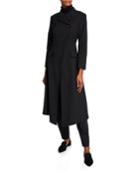 Asymmetric Envelope Duster Coat