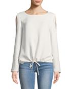 Maxina Long-sleeve Cold-shoulder
