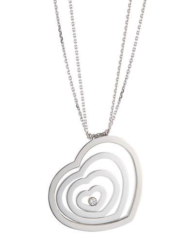 Happy Spirit Diamond Heart Necklace