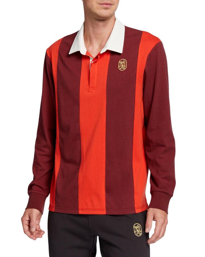 Men's Long-sleeve Heavy Cotton Rugby