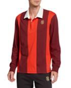 Men's Long-sleeve Heavy Cotton Rugby