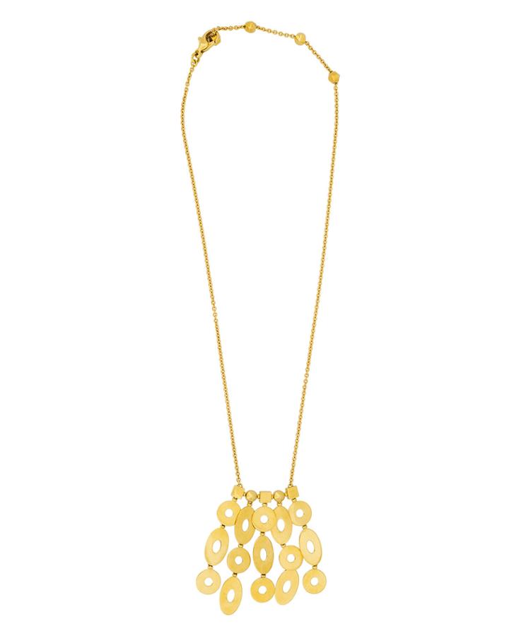 Lvcea 18k Yellow Gold Dangle Necklace