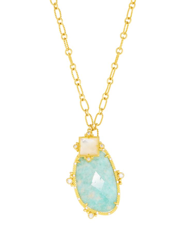 Amazonian Allure Large Pendant Necklace,