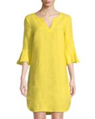 Flare-sleeve Linen
