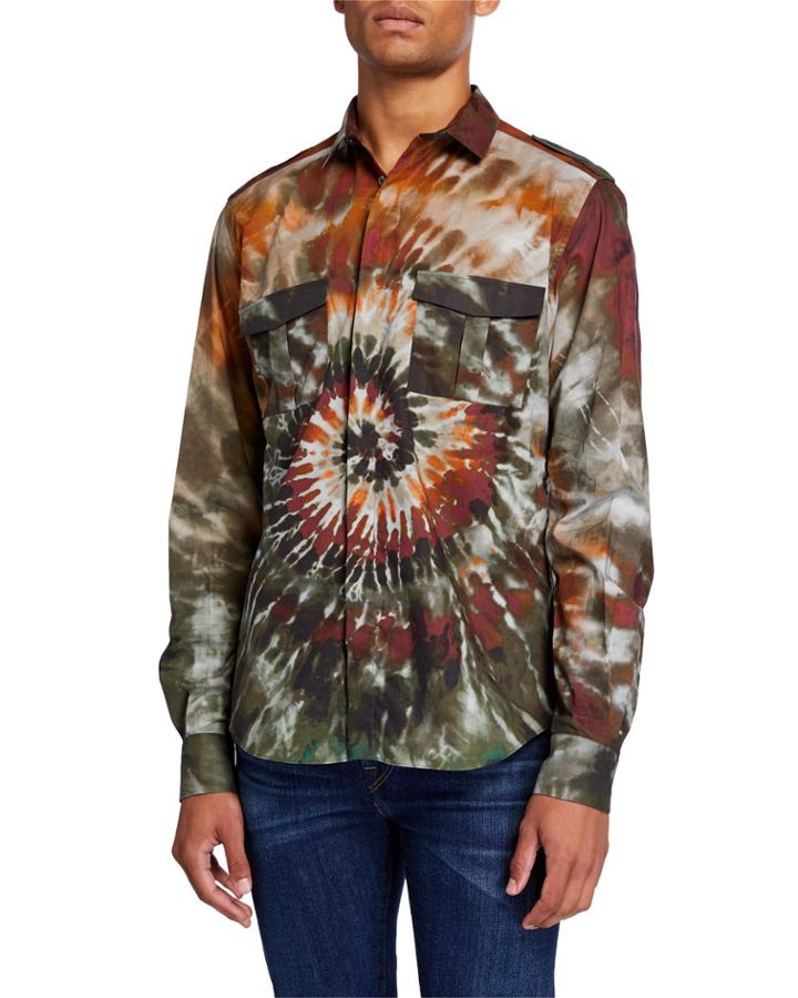 Men's Tie-dye Long Sleeve