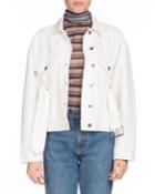 Pswl Belted Button-down Denim Jackets