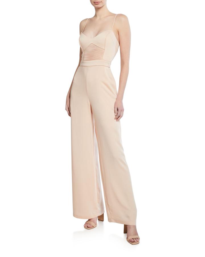 Crepe Wide-leg Jumpsuit