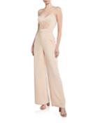 Crepe Wide-leg Jumpsuit
