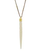 Wanderer Hand-carved Dagger Pendant Necklace
