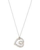 18k South Sea Pearl & Pave Diamond Heart Necklace, White