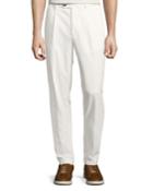 Men's Leisure Fit Cotton Trousers