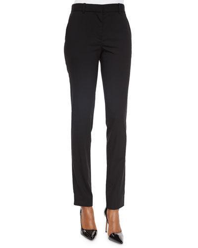 Flat Front Fitted Pants