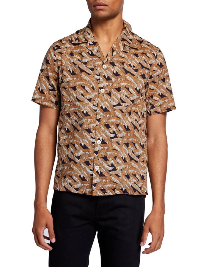 Men's Short-sleeve Button-down