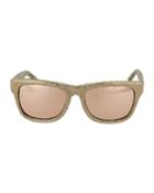 Square Snakeskin/acetate
