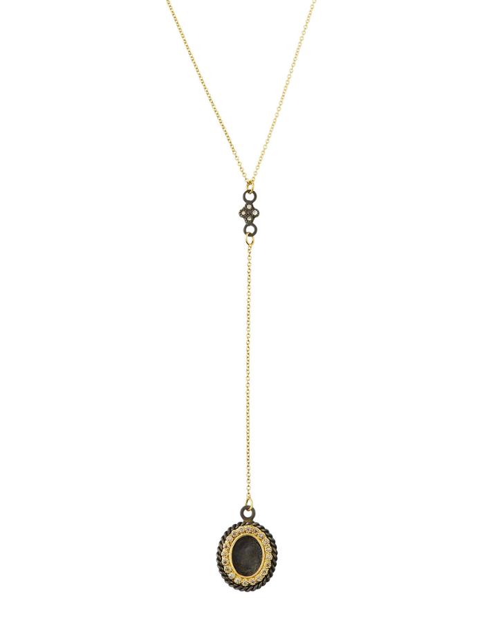 Old World Double-sided Y-drop Necklace