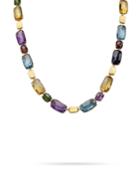 Murano Mixed-stone Collar Necklace,