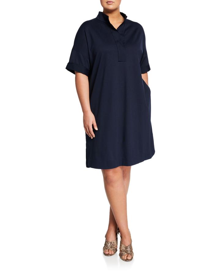 Tamara High-neck Shift Dress,
