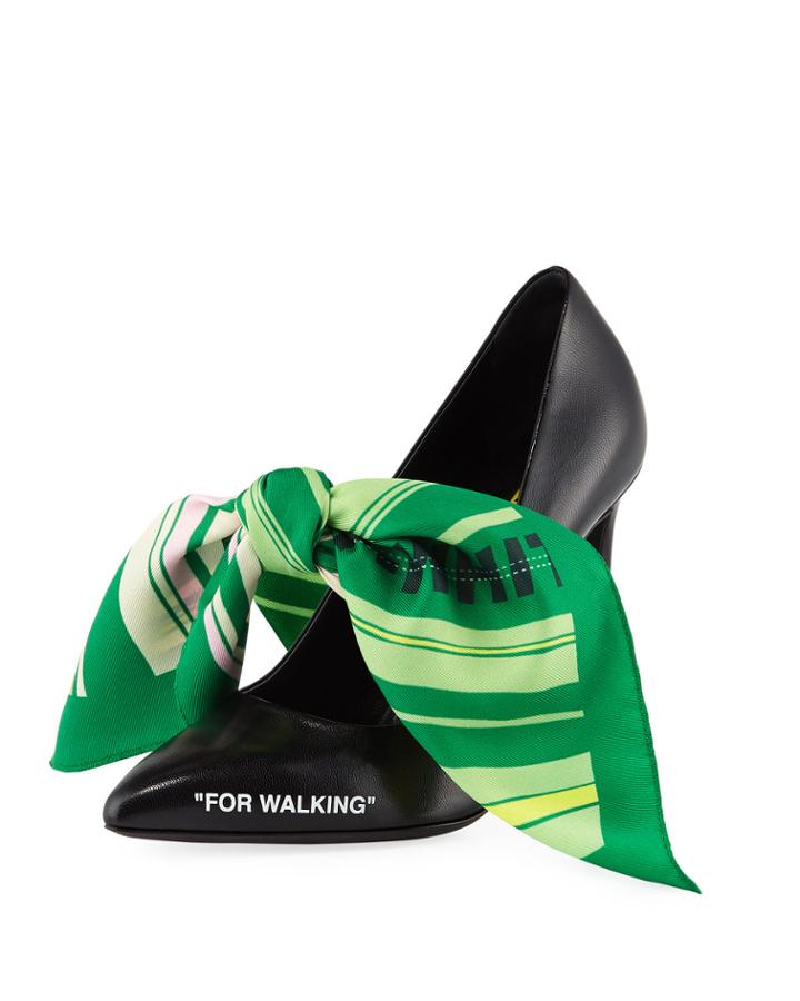 For Walking Leather Pumps With