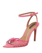 Delia Knotted Leather Point-toe