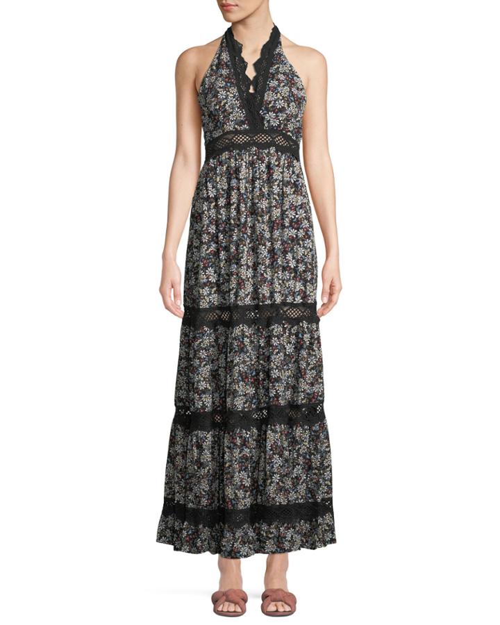 Flora Halter-neck Tiered