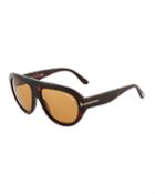 Felix Semi-shield Tortoiseshell Acetate
