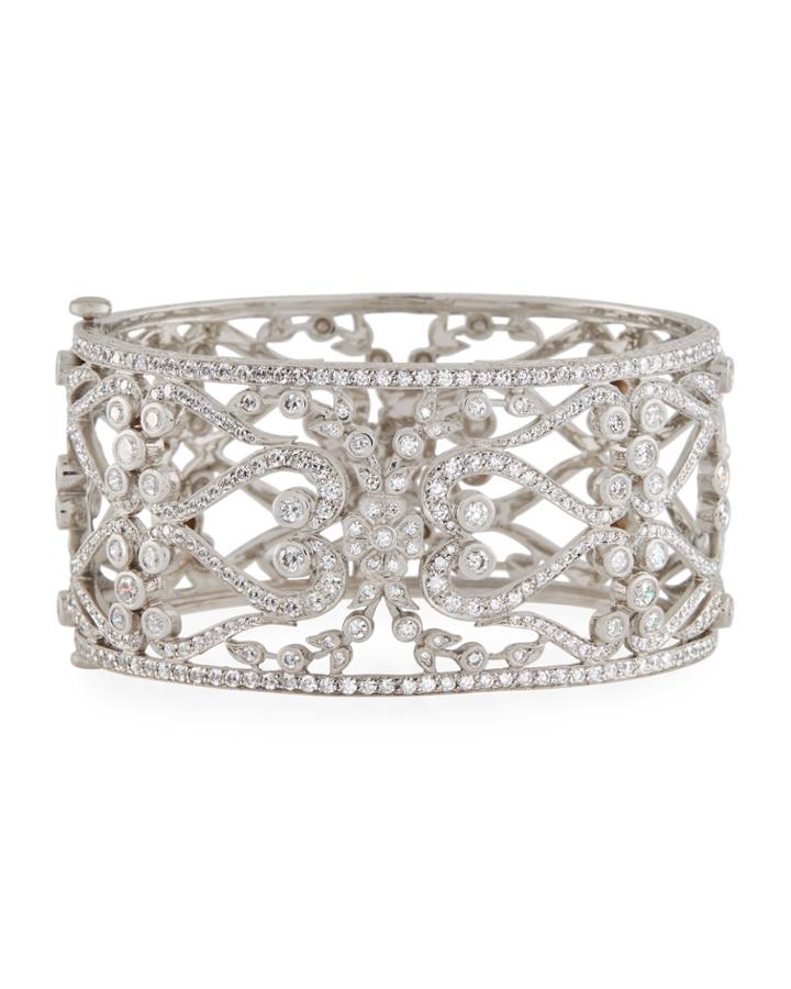 18k Diamond Pavé Flower &
