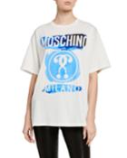 Unisex Logo Screen Print T-shirt, White