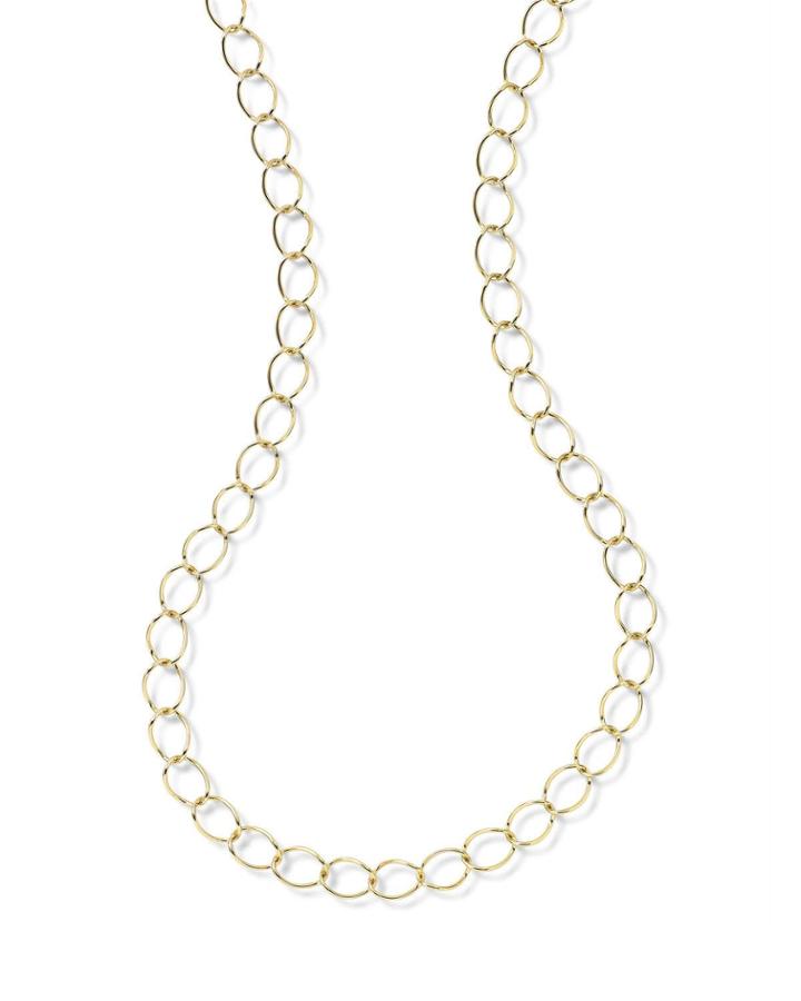 18k Classico Long Curb Chain Necklace