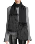 Cashmere-blend Faux Shearling