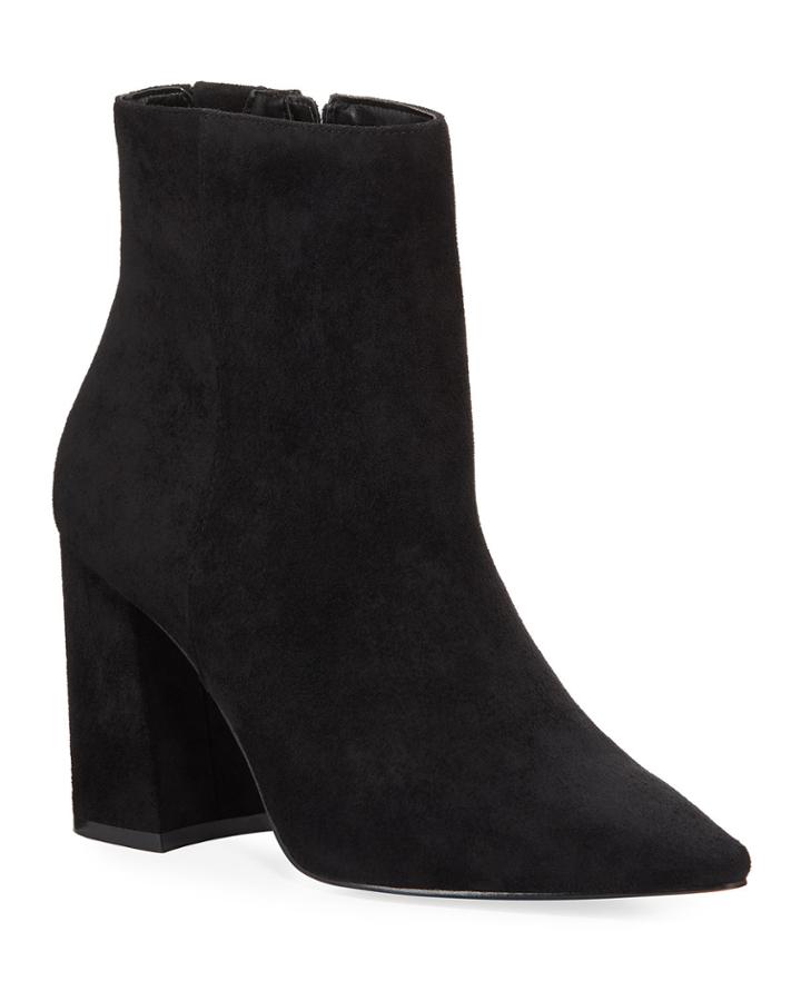 Virgil Microsuede Pointed-toe Booties