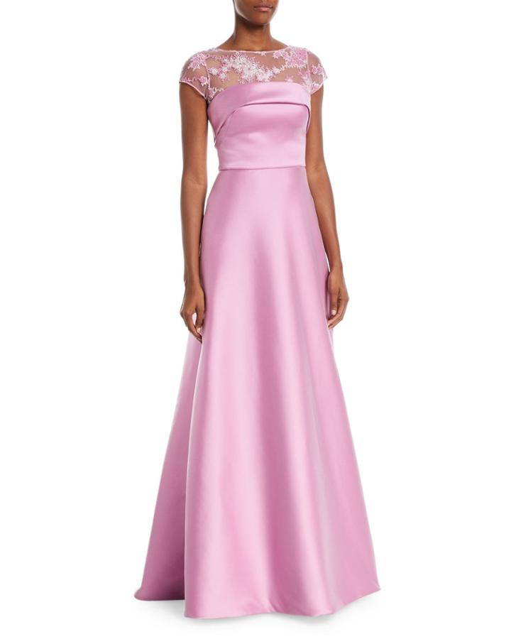 Super Stretch Threadwork Ball Gown