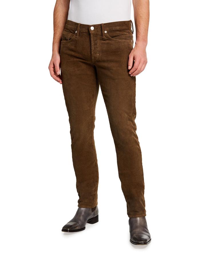 Men's Slim-fit Corduroy Jeans
