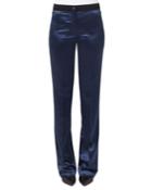 Wide-leg Elastic-waist Wool