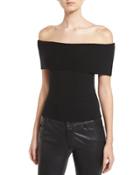 Romi Off-the-shoulder Fold-over
