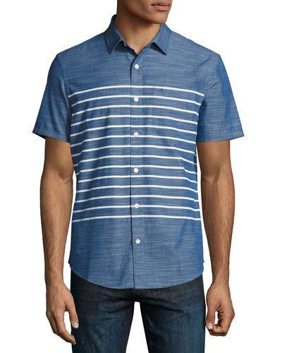 Striped Cotton Short-sleeve