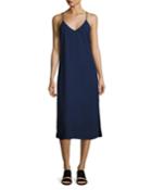 V-neck Midi Tank Dress